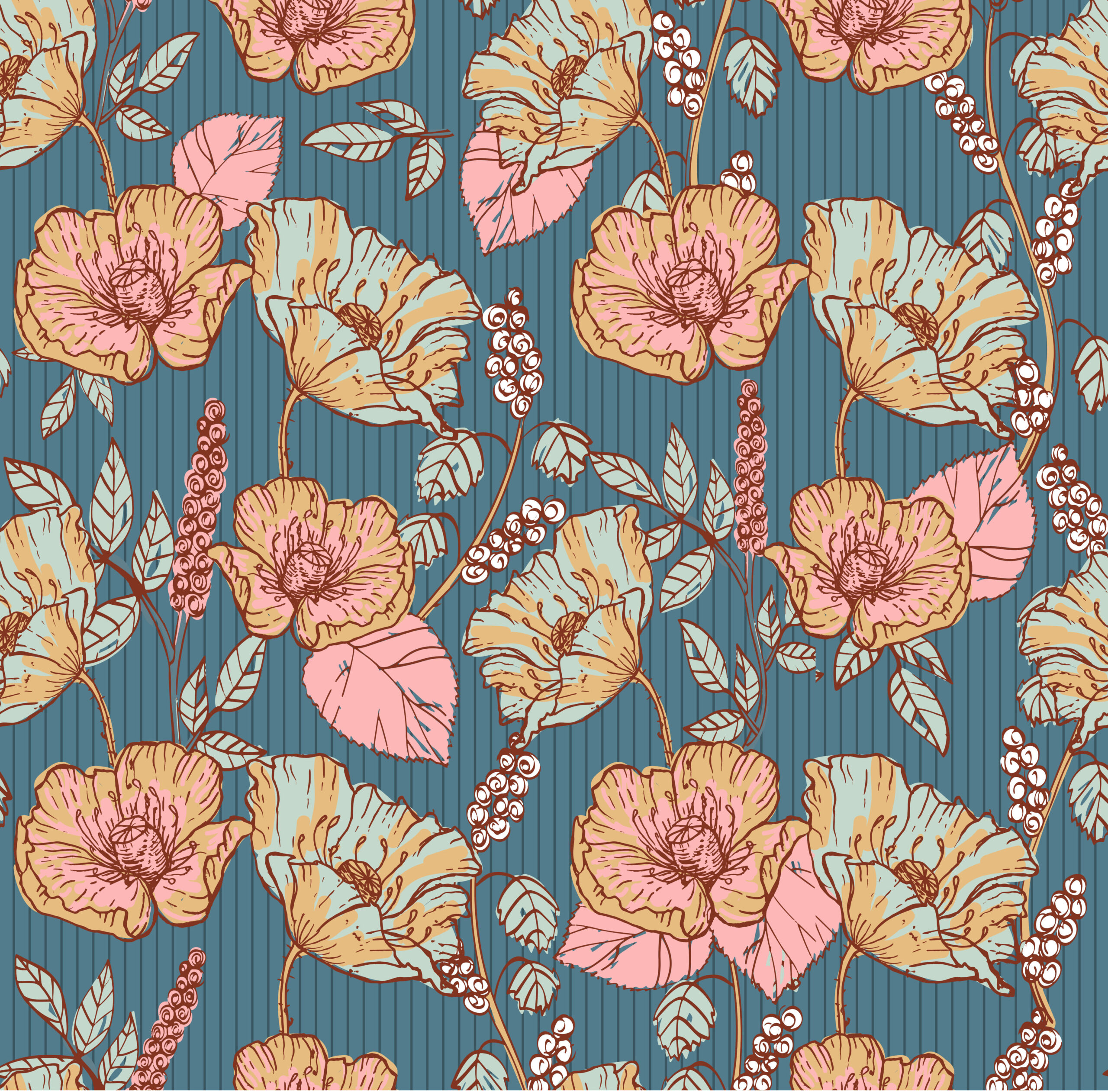 Floral Poppy Delight - Image 2