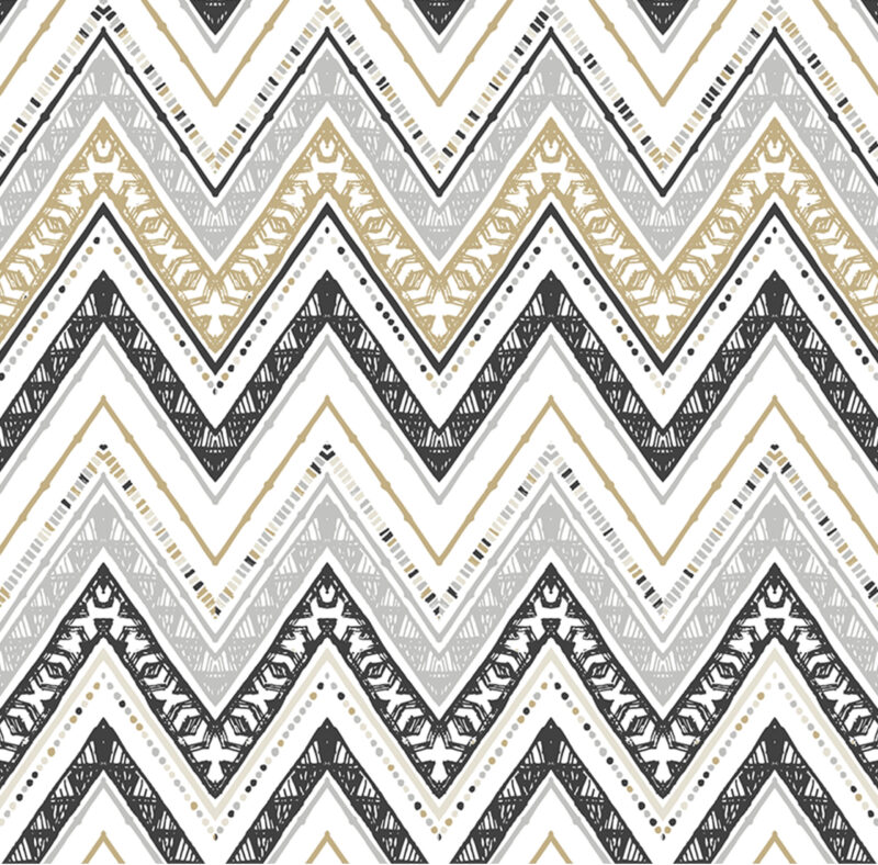 Heritage Chevron on Frosted Shower Panel Vinyl (Glass Not Included) - Image 2