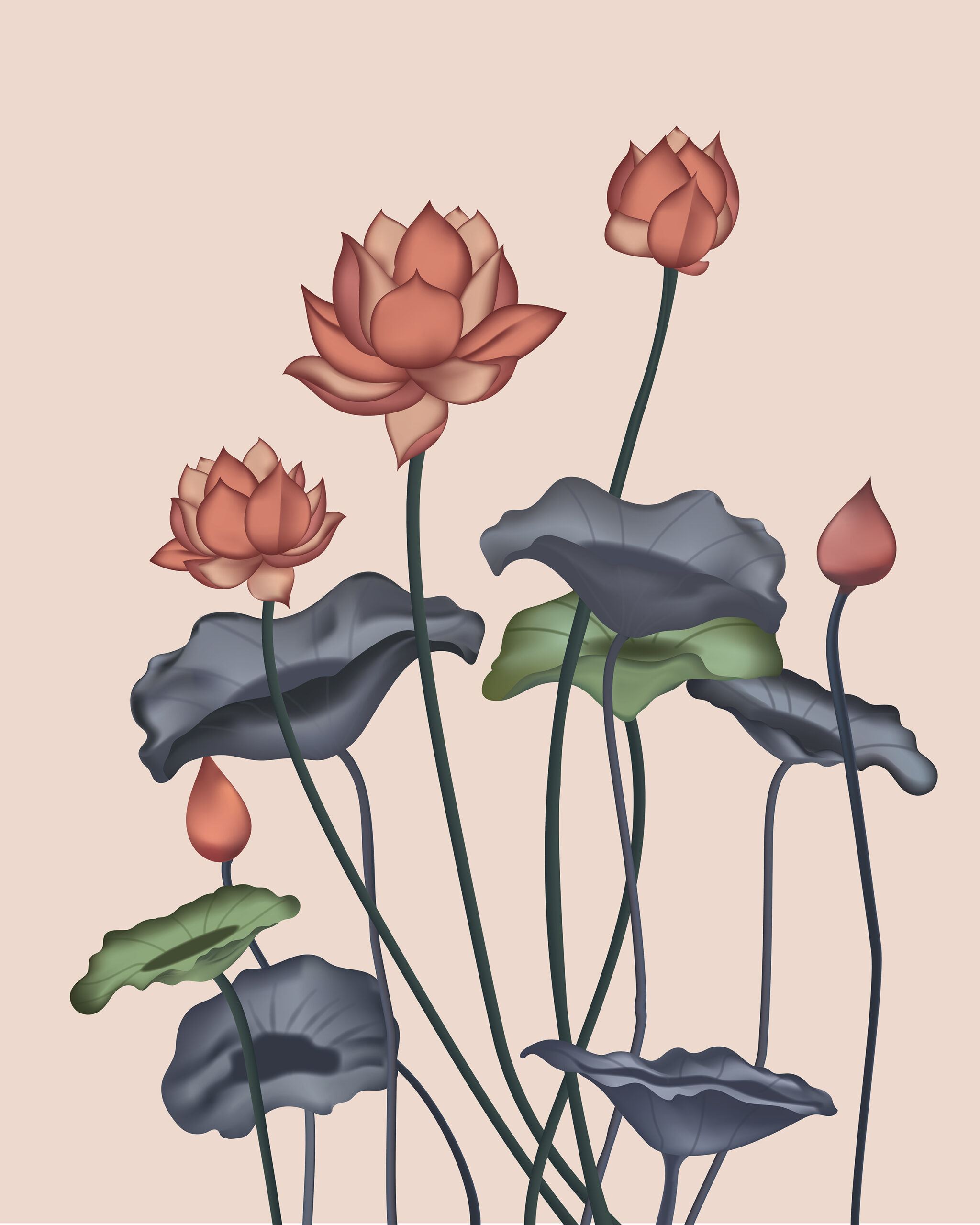 Graceful Lotus Harmony - Image 2