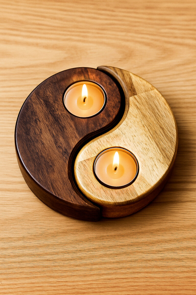 Yin & Yang Candle Holder