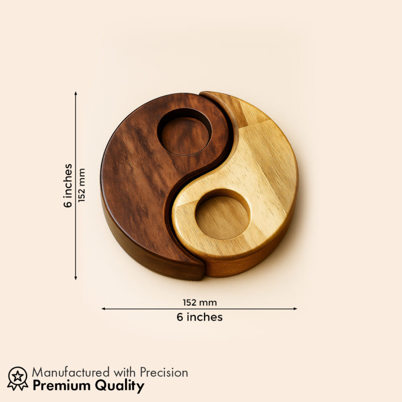 Yin & Yang Candle Holder - Image 2
